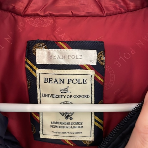 Boys Bean Pole with University of Oxford Puffer Vest Sz CH 130 US 8 - Picture 2 of 7